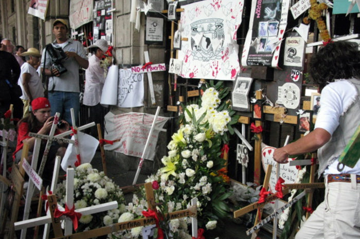 MPJD, colectivos y familiares de víctimas exigen exhumación de cuerpos localizados en fosa de Tetelcingo