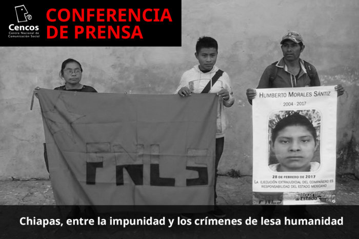 Conferencia: Chiapas, entre la impunidad y los crímenes de lesa humanidad