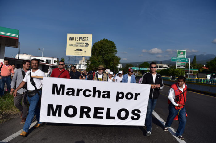 Contra la inseguridad, corrupción y violencia, parte rumbo a la CDMX la Marcha por Morelos