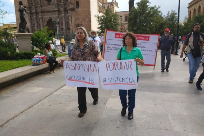 Ante violencia en Chihuahua, ciudadanos organizan asamblea de resistencia