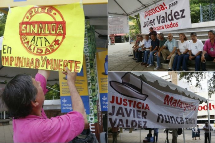Con ayuno, periodistas y activistas de Sinaloa exigen justicia para Javier Valdez, a casi 2 meses de su asesinato