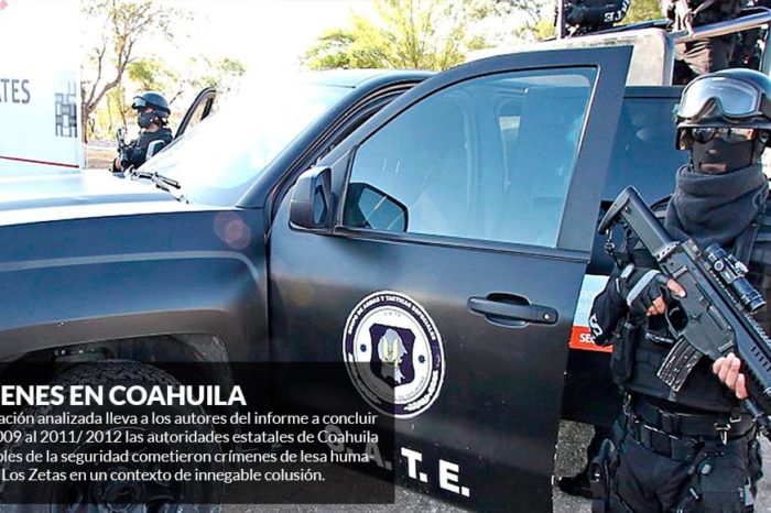 ONG acusan ante Corte Internacional crímenes de lesa humanidad de policías y Zetas en Coahuila