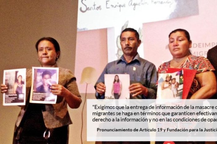 72 migrantes asesinados, y 7 años después las familias no pueden tener expedientes en sus manos