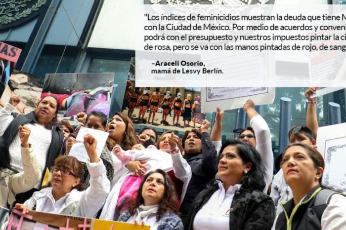 Red de grupos civiles pide que se declare Alerta de Género en la CdMx; alega más feminicidios