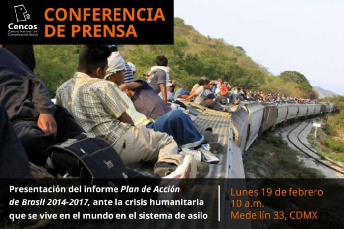 Conferencia de prensa: presentación del informe "Plan de Acción de Brasil 2014-2017" ante la crisis humanitaria que se vive en el mundo en el sistema de asilo