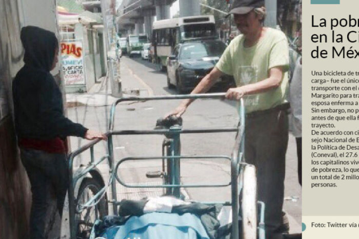 Margarito pierde a su esposa en un triciclo, rumbo al hospital; sin salud, casi 2 millones en CdMx