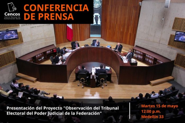 Conferencia de prensa: Presentación del Proyecto "Observación del Tribunal Electoral del Poder Judicial de la Federación"