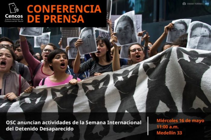 Conferencia de prensa: OSC anuncian actividades de la Semana Internacional del Detenido Desaparecido