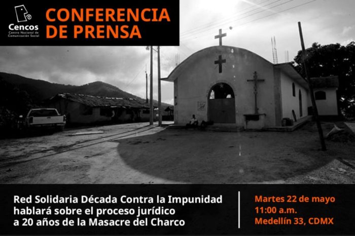 Conferencia de Prensa: Red Solidaria Década Contra la Impunidad hablará sobre el proceso jurídico a 20 años de la Masacre del Charco