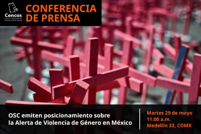 Conferencia de prensa: OSC emiten posicionamiento sobre la Alerta de Violencia de Género en México