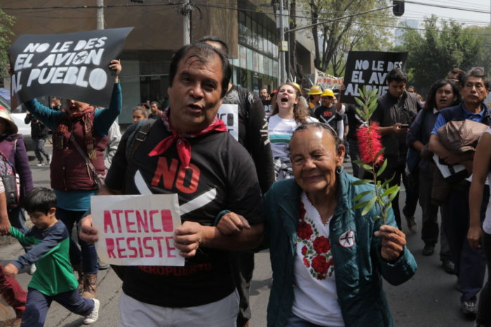El CDHZL exige frenar represión contra habitantes de Texcoco que se oponen al NAIM