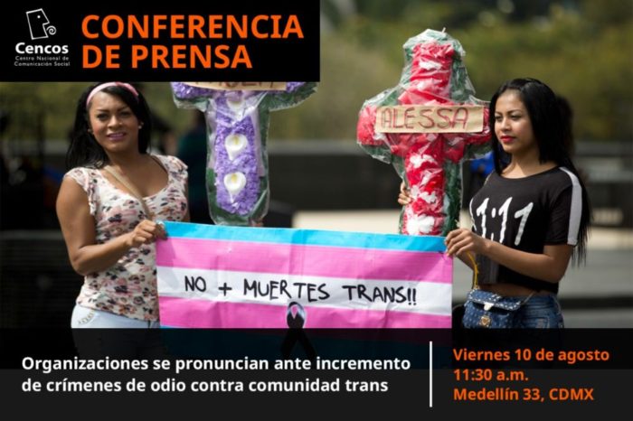Organizaciones se pronuncian ante incremento de crímenes de odio contra comunidad trans