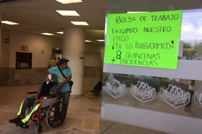 Dejan sin pago por cuatro meses a personal de ISSSTE  en Chiapas; arman huelga