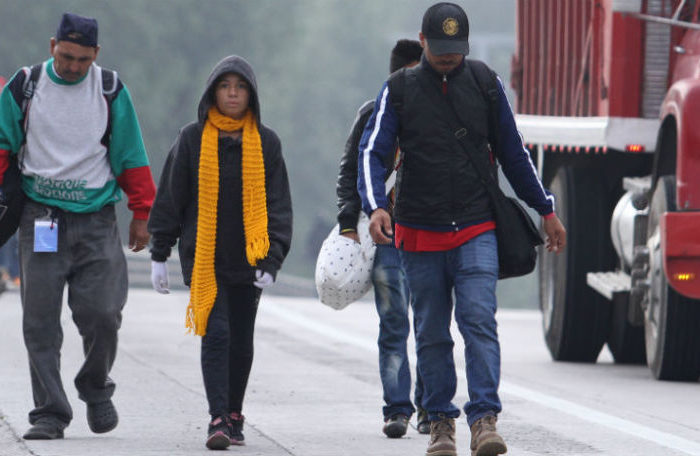 Nueva Caravana migrante llega a Tecún Umán rumbo a Estados Unidos