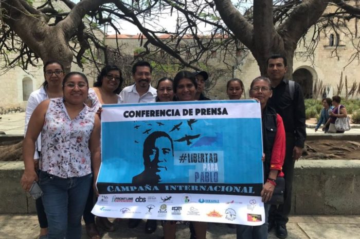 En Oaxaca iniciarán campaña por la libertad del activista Pablo López