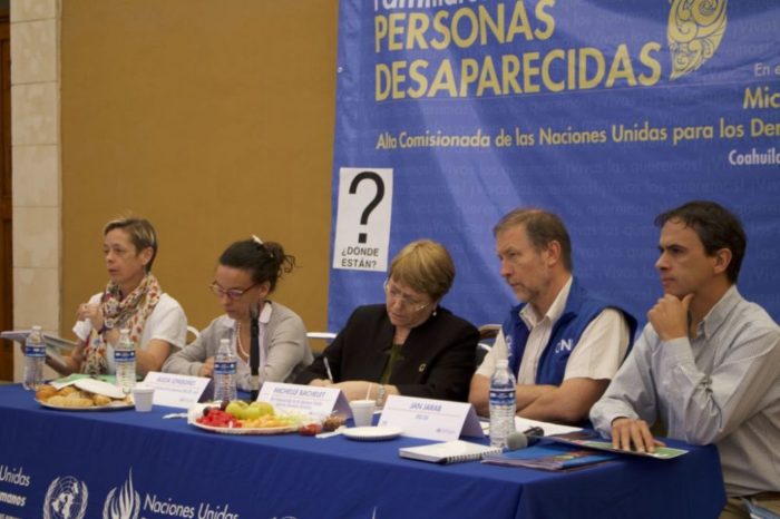 Comunicado: Familias del Movimiento por Nuestros Desaparecidos en México se reúnen con Michelle Bachelet, Alta Comisionada de las Naciones Unidas para los Derechos Humanos