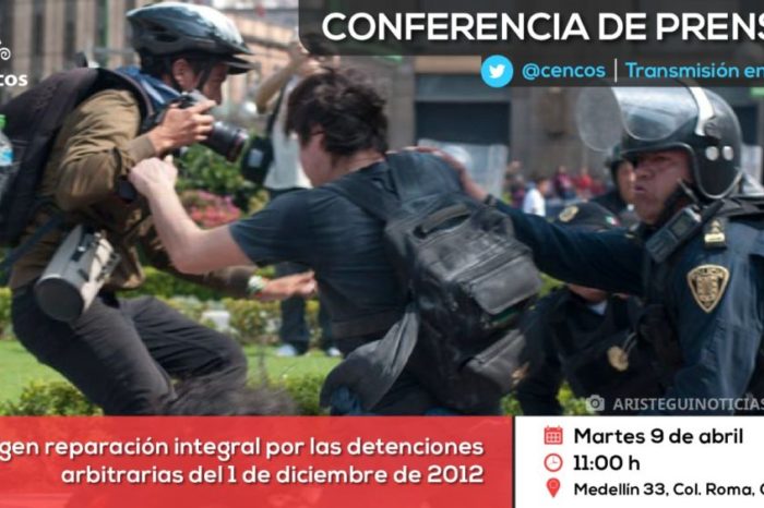 Conferencia de prensa: exigen reparación integral por las detenciones arbitrarias del 1 de diciembre de 2012