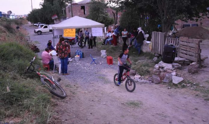Pobladores de San Juan Bautista de la Laguna instalan campamento contra gasoducto