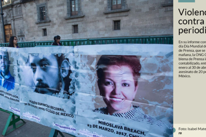 Asesinatos de periodistas caen en el mundo, pero no en México: ahí la situación es “inaceptable”: ONG