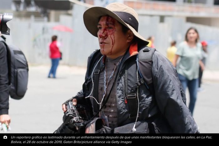 IFEX-ALC condena agresiones a periodistas en Bolivia