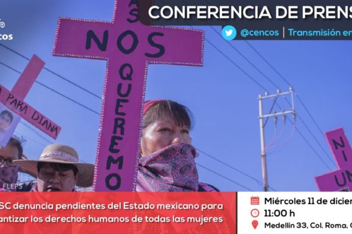 Conferencia de prensa: OSC denuncia pendientes del Estado mexicano para garantizar los derechos humanos de todas las mujeres