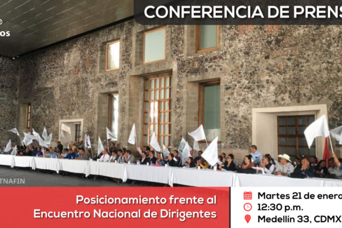 Conferencia de prensa: Encuentro Nacional por la Unidad presenta posicionamiento frente al Encuentro Nacional de Dirigentes