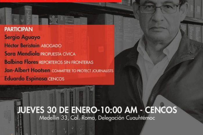 Conferencia de prensa: Acoso judicial contra Sergio Aguayo Quezada