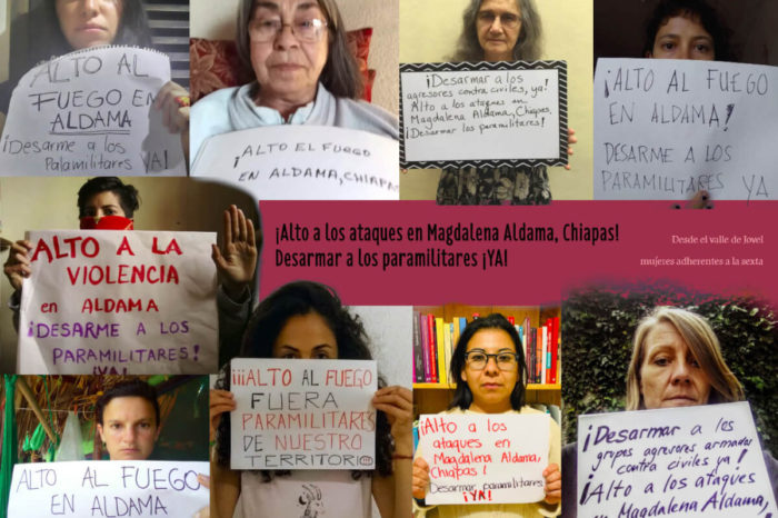 Colectivos, organizaciones y sociedad civil internacional exigen el desarme de paramilitares en Aldama