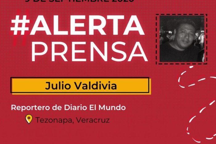 Asesinan en Veracruz al periodista Julio Valdivia