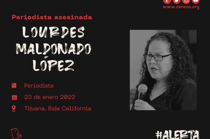 Asesinan a la periodista Lourdes Maldonado López
