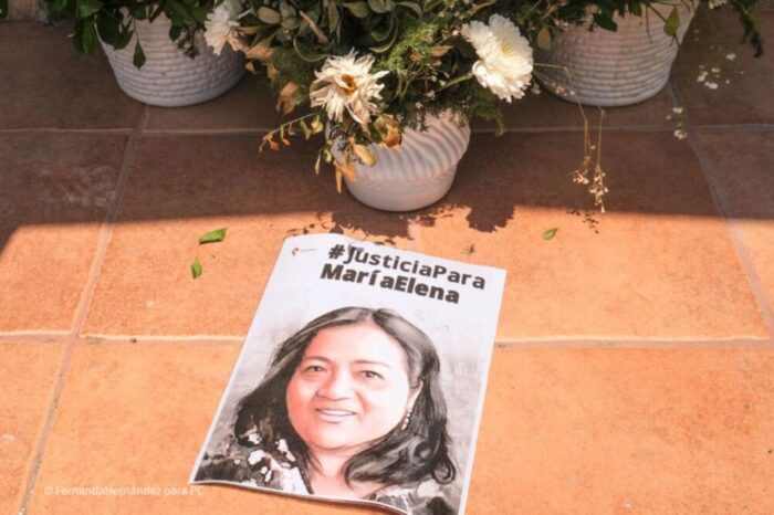 Familiares y amigos de la periodista María Elena Ferral exigen justicia a dos años de su asesinato