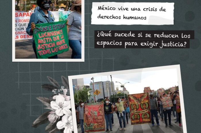 Espacio cívico y la demanda de justicia en México en tiempos de pandemia