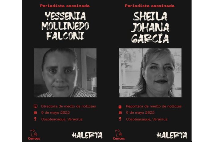 Las periodistas Yessenia Mollinedo y Johana García son asesinadas en Veracruz