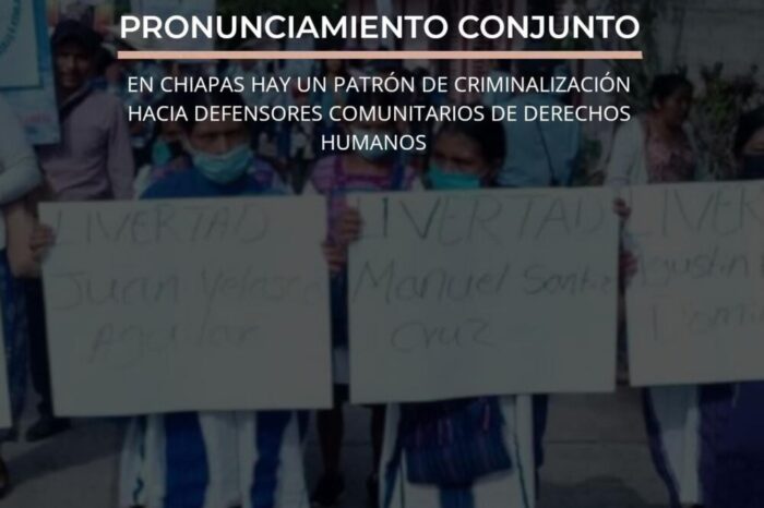 Acusan a la Fiscalía Indígena de criminalizar a defensores en Chiapas