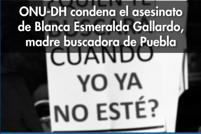 Condena ONU-DH asesinato de la buscadora Esmeralda Gallardo