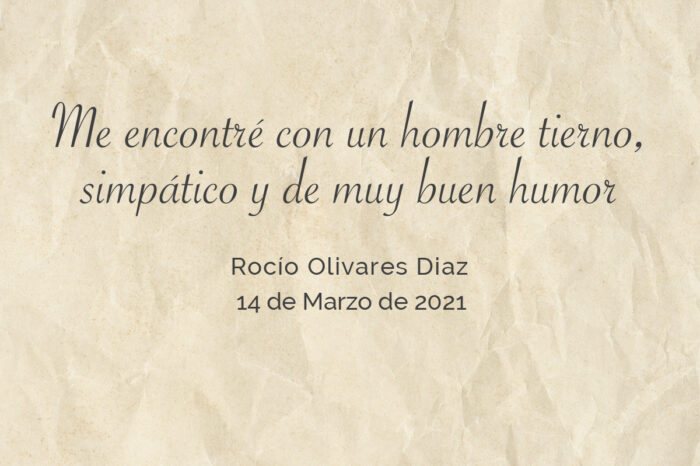 Carta de Rocío Olivares Diaz