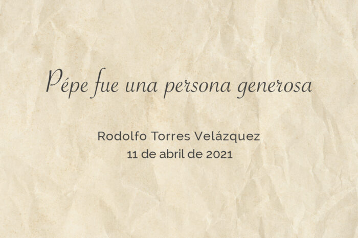Carta de Rodolfo Torres Velázquez