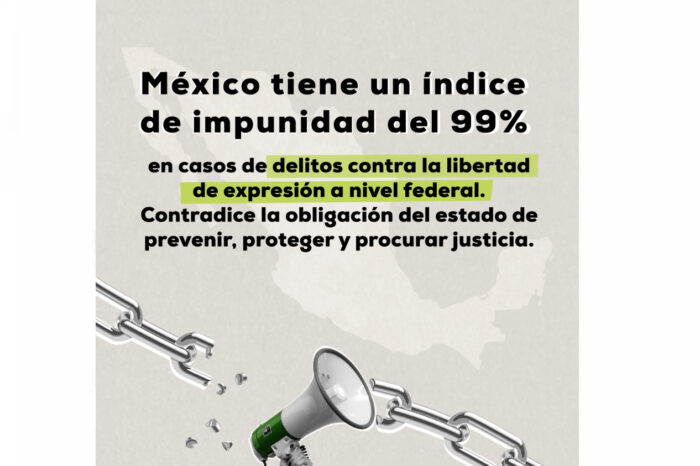 Con 98% de impunidad en casos de asesinatos a periodistas,  ¿existe una crisis para la libertad de expresión en México?