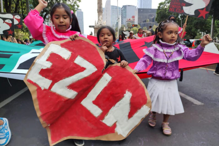 Solidaridad global con el EZLN: marchas, actos y protestas en México y el mundo contra la guerra