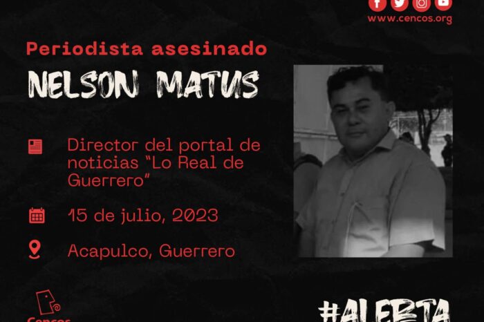 Asesinan en Acapulco a Nelson Matus, periodista y director de Lo Real de Guerrero