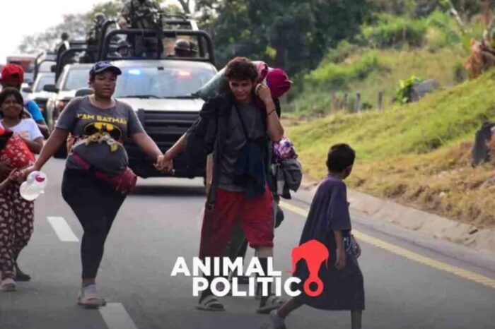 Migrantes denuncian engaños del INM para deshacer caravana que partió desde Tapachula